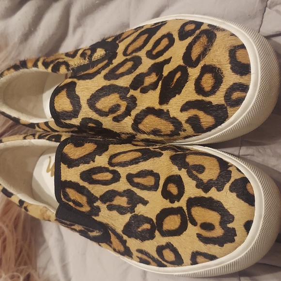 Sam Edelman leopard print ( dyed cow hair ) slip on shoes, 6 - Picture 2 of 10